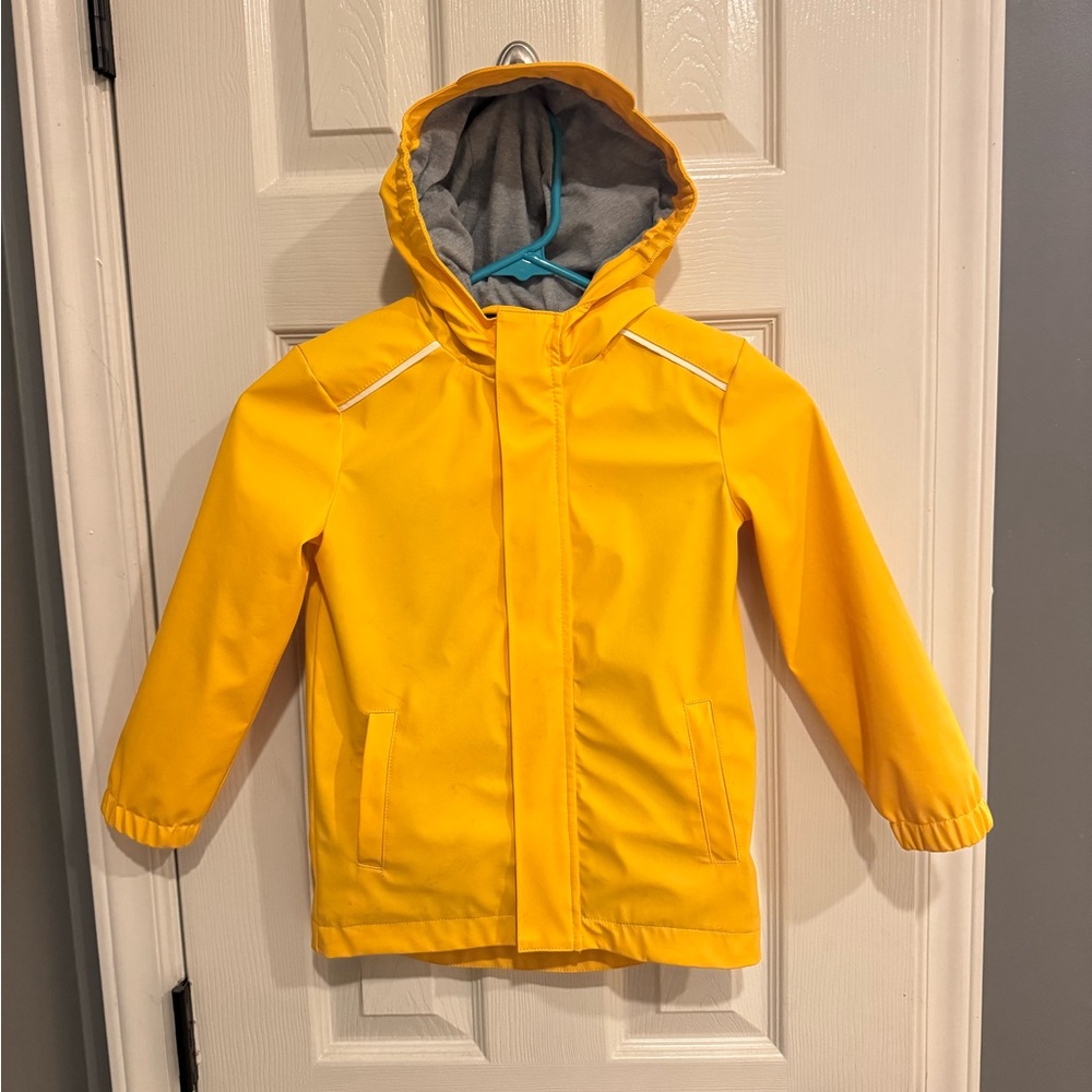 Yellow Cat and Jack rain jacket for kids - 5T
